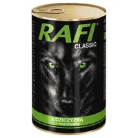 Pachet economic Rafi Dog 12 x 1240 g - Vânat