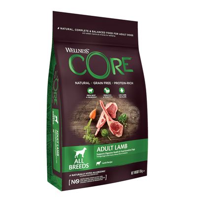 Wellness Core All Breeds Adult Lamb Dry Dog Food 10kg