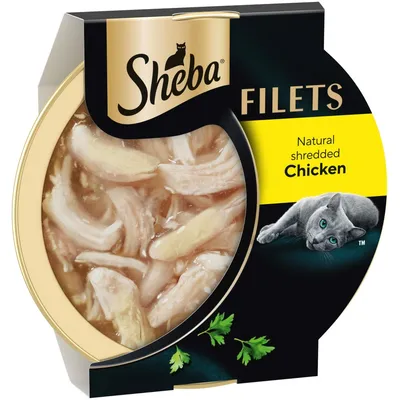 Sheba Fillets in Gravy Trays - Saver Pack: Chicken (64 x 60g)