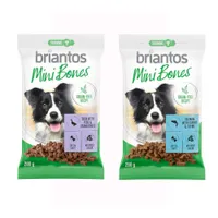 200 g Briantos Mini Bones för hundar Grain Free - Mixpack: 2 x 200 g (lax + anka)