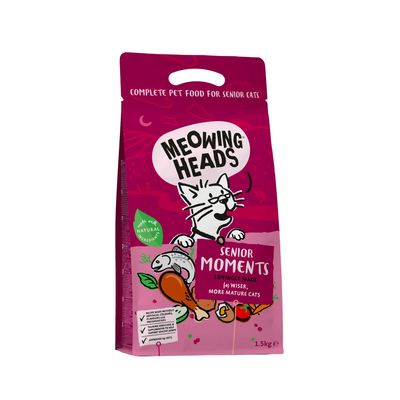 Meowing Heads Senior Moments - Salmon & Chicken 1.5kg