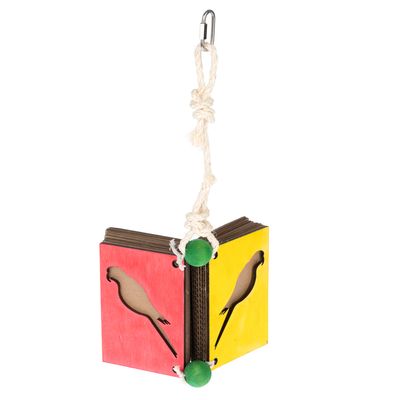 TIAKI Schredderspielzeug Hanging Book ca. B 18 x H 41 cm