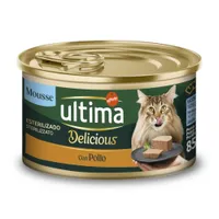 Ultima Fit & Delicious Sterilized para gatos 24 x 85 g - Pollo