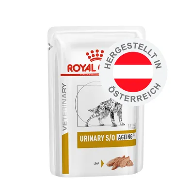 Royal Canin Veterinary Urinary S/O Ageing 7+ Loaf, Hergestellt in Österreich