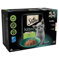 Sheba Kitten Pouches - Mixed Selection in Gravy (12 x 85g)