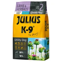 JULIUS K-9 Puppy & Junior con cordero y hierbas - 2 x 10 kg - Pack ahorro
