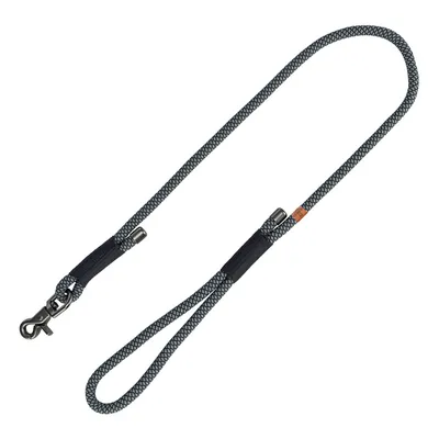 TRIXIE Soft Rope Leine - S–XL: 1,00 m/ø 10 mm, schwarz/grau