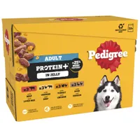 Pedigree Protein+ Pouches in Jelly Multipack - 12 x 85g