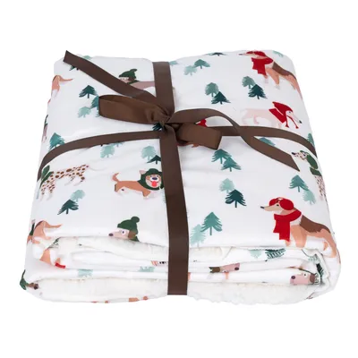TIAKI deka Funny Winter Dogs - Deka pre ľudí D 150 x Š 130 cm TIAKI deka Funny Winter Dogs - Deka pre ľudí D 150 x Š 130 cm