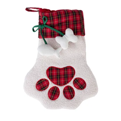 TIAKI Weihnachtsstrumpf - L 40 x B 26 x H 2 cm