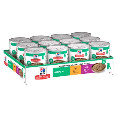 Hill's Science Plan Puppy <1 Chicken - 24 x 370 g Vită