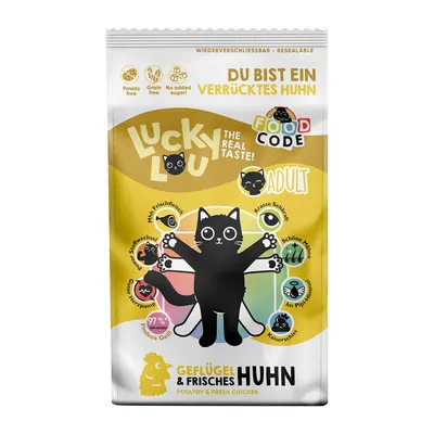 Lucky Lou Adult volaille & poulet pour chat - 2 x 1,7 kg