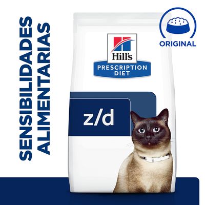 Hill's z/d Prescription Diet Feline Food Sensitivities pienso para gatos 8 kg