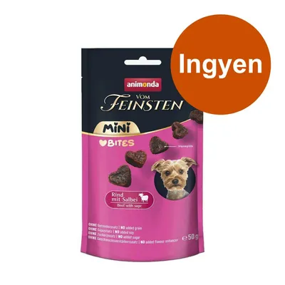 animonda vom Feinsten Adult Mini Bites marha & zsálya 50 g