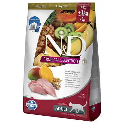 Farmina N&D Cat Tropical Selection con Pollo - 5 kg (4 + 1 kg)
