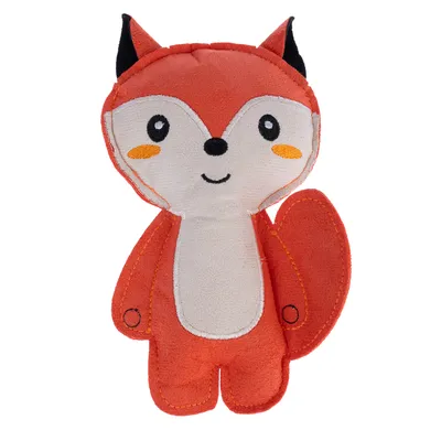 TIAKI Squeaky Fox Dog Toy - 19 x 12 x 4 cm (L x W x H)