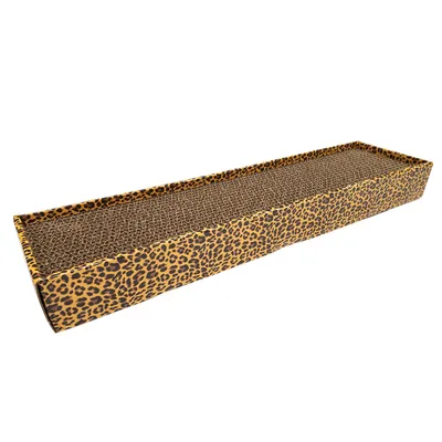 Croci Home Decor Leopard Scratching Board - 48 x 12.5 x 5cm (L x W x H) Croci Home Decor Leopard Scratching Board - 48 x 12.5 x 5cm (L x W x H)