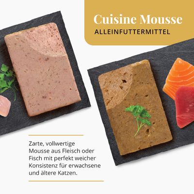Catit Cuisine Mousse 12 x 90 g pour chat - poulet, jambon