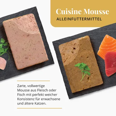 Catit Cuisine Mousse 12 x 90 g - Huhn mit Schinken