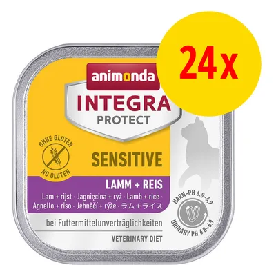 animonda INTEGRA PROTECT SENSITIVE Lamm + Reis, ohne Gluten, bei Futtermittelunverträglichkeiten, Harn-pH 6,8-6,9, 24x Packung, Veterinary Diet animonda INTEGRA PROTECT SENSITIVE Lamm + Reis, ohne Gluten, bei Futtermittelunverträglichkeiten, Harn-pH 6,8-6,9, 24x Packung, Veterinary Diet