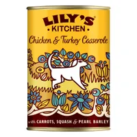 Lily's Kitchen Chicken & Turkey Casserole - Saver Pack: 24 x 400g