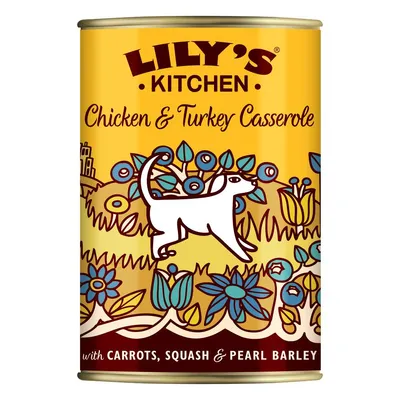 Lily's Kitchen Chicken & Turkey Casserole - 6 x 400g