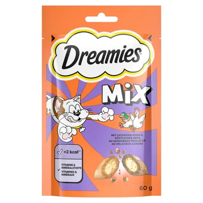 Dreamies Cat Snacks Mix Pack - with Chicken & Duck 