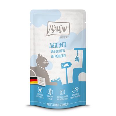 MjAMjAM Quetschie, 12 x 125 g Kaczka i drób