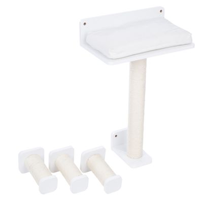 Modern Living Kit de démarrage pour chat San Francisco 4-teiliges Set, weiß