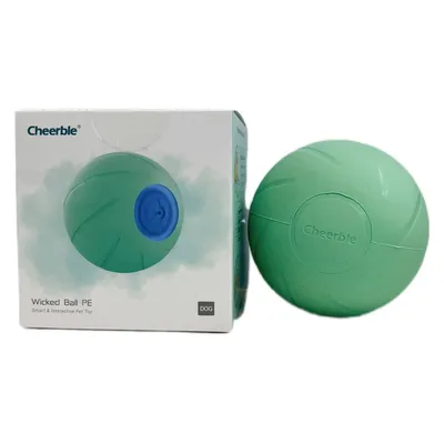 Jouet électronique Wicked Ball Cheerble, vert pour chien - Ø 7,7 cm