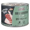 MAC´s Cat Feinschmecker 6 x 200 g Rind & Kaninchen