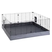 Ferplast Kleintierkäfig Hub 04 - L 140,5 x B 140,5 x H 59,5 cm