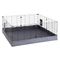 Ferplast Kleintierkäfig Hub 04 L 140,5 x B 140,5 x H 59,5 cm