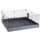 Ferplast smådjurshage Hub 04 L 140,5 x B 140,5 x H 59,5 cm
