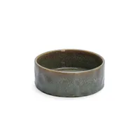 Designed by Lotte Hundenapf Keramik, grün - 800 ml, Ø 16 x H 6 cm