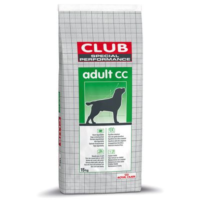 CLUB Special Performance adult cc, 15 kg. Óptima digestibilidad, flora intestinal equilibrada, salud de la piel y el pelaje, mantenimiento de la vitalidad. Marca: Royal Canin.