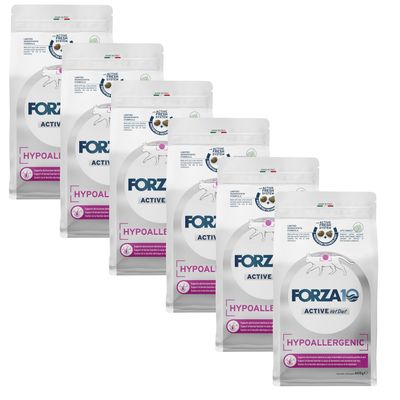 Forza10 Active Line Hypoallergenic Pesce Crocchette gatto 2,4 kg (6 x 400 g)