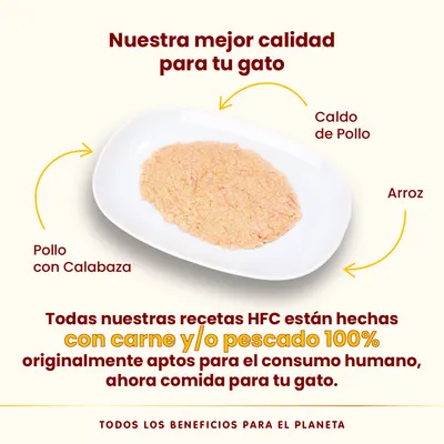Almo Nature HFC Cat Mousse 6 x 70 g - Atún con gambas