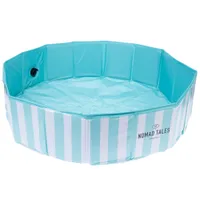 Nomad Tales Bloom Gestreifter Hundepool - Ø 80 x H 20 cm