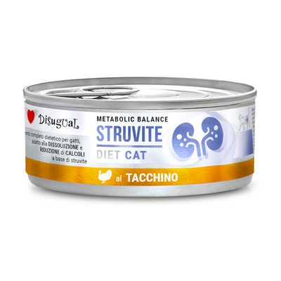 Disugual Metabolic Balance Struvite Cat Tacchino umido gatto 12 x 85 g