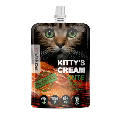 Porta 21 Kitty's Cream Farm pour chat - canard (90 g) Porta 21 Kitty's Cream Farm pour chat - canard (90 g)