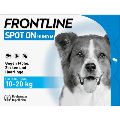 Frontline® Spot on Hund M - 3 Pipetten x 1,34 ml Frontline® Spot on Hund M - 3 Pipetten x 1,34 ml