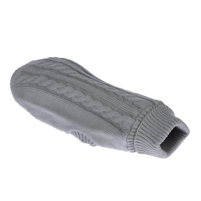 zooplus Basics Hundepullover, grau ca. 50 cm Rückenlänge