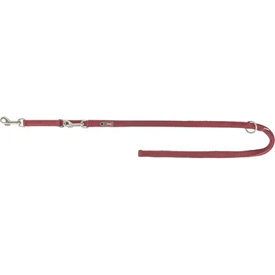Trixie Premium laisse d'extension double épaisseur, sangria - taille L - XL: 200 cm de long, 25 mm de large