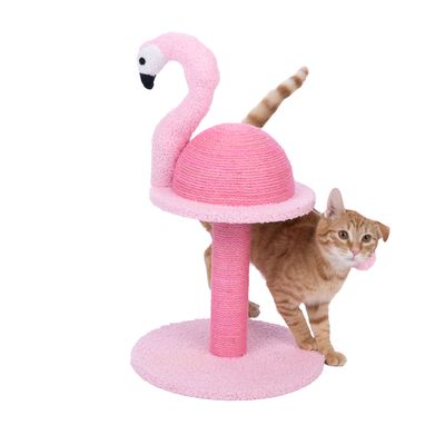 Arbre à chat TIAKI Flamingo rose