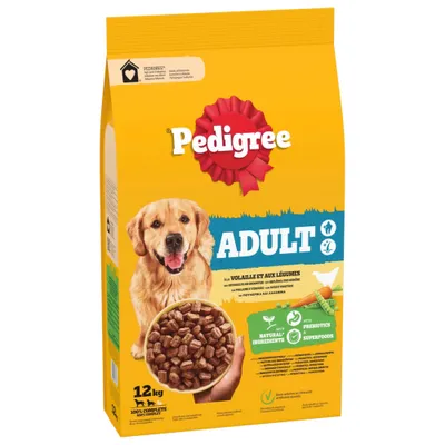 Pedigree Adult siipikarja & kasvikset - 12 kg Pedigree Adult siipikarja & kasvikset - 12 kg