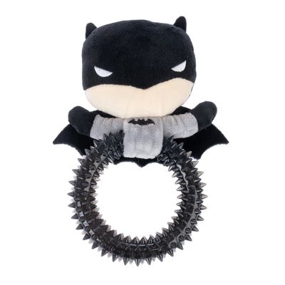 Warner Bros.™ DC Jouet pour chien Batman avec anneau env. L 19 x l 14 x H 5 cm