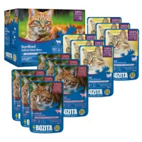 Bozita Häppchen in Gelee Sterilised 12 x 85 g - Mixpaket Fleisch Menü