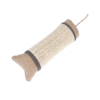 Modern Living Drapia Μαξιλάρι Σιζάλ Παιχνίδι Γάτας - Ø 7,5 x Υ 25 cm