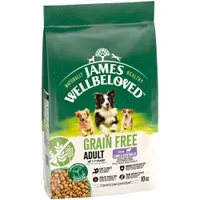 James Wellbeloved Grain Free Adult Dog Hypoallergenic Lamb & Vegetables - 10kg